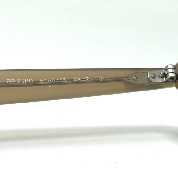 New RAY-BAN Sunglasses RB 2180 6166/13 49-21 Turtledove Frame Only No Lenses - Picture 4 of 11